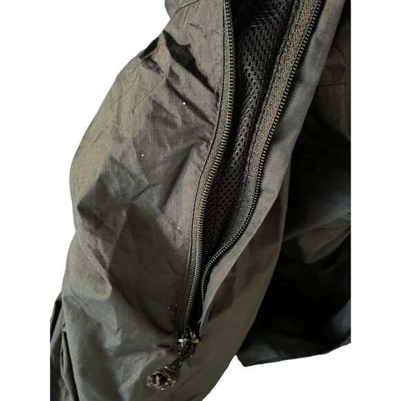 Columbia Rain Jacket Women’s  Black Pouration Hooded Breathable Venting SZ M - Picture 7 of 13